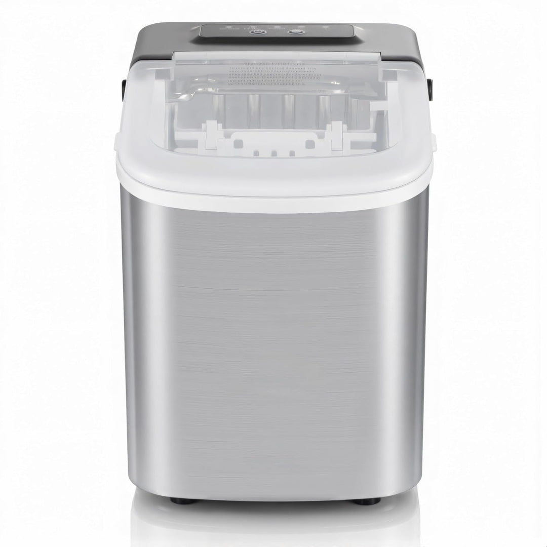 Retoo Eiswürfelmaschine, 12kg/tag Kompakt Ice Maker 9 Eiswürfel/6 Min für Küche Bar Büro – Schneller
