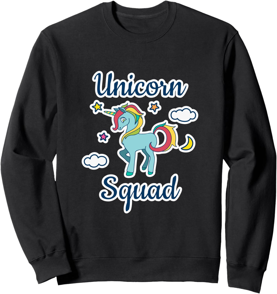 Einhorn Gruppen Lustiges Grafik Geschenk Sweatshirt