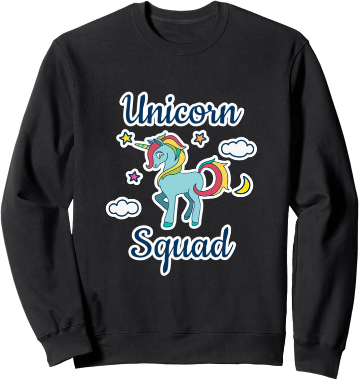 Einhorn Gruppen Lustiges Grafik Geschenk Sweatshirt