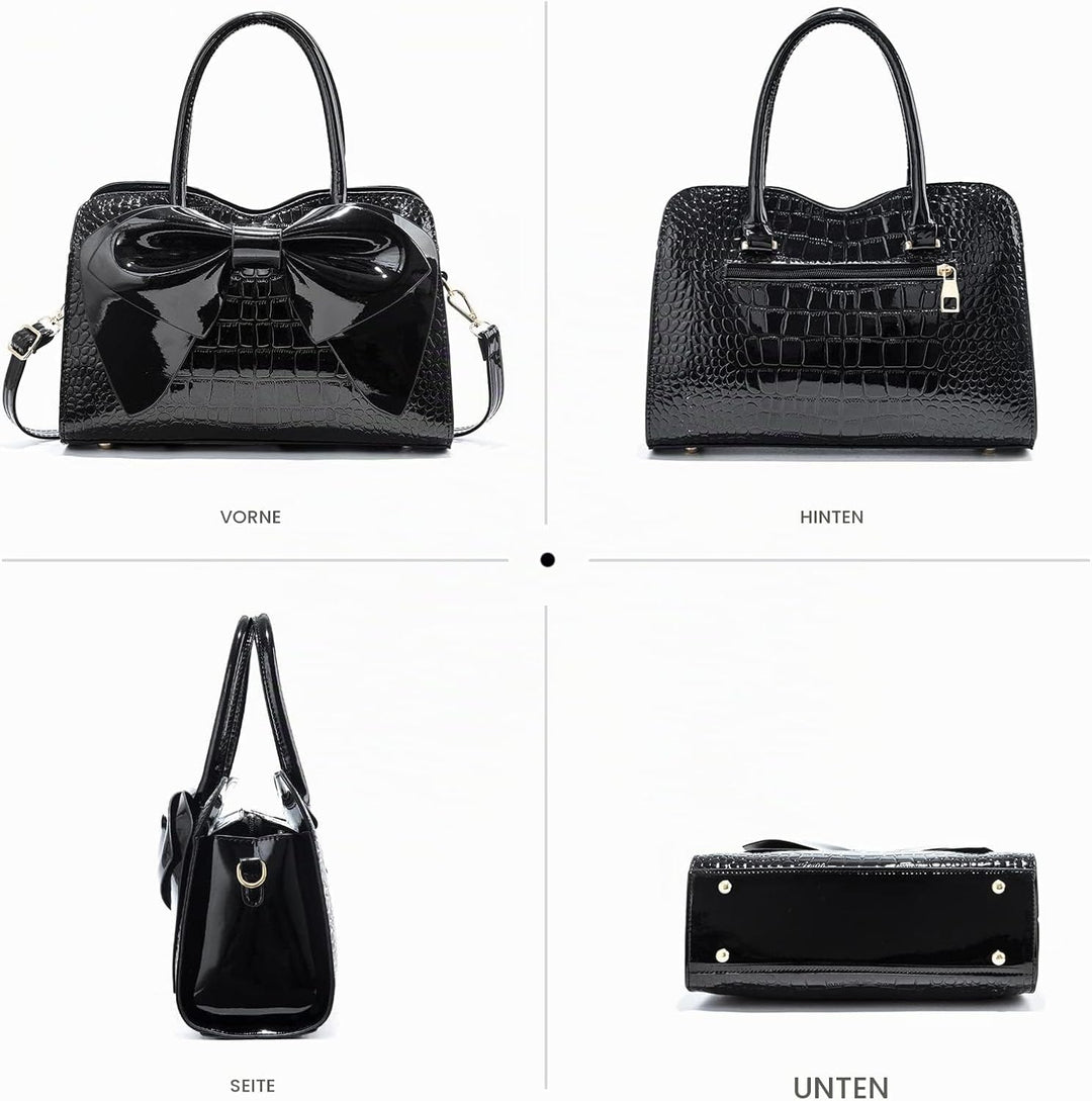 NICOLE &amp; DORIS Handtaschen Damen Kleine Henkeltasche Frau Mode Tasche Designer Umhängetasche Mädchen