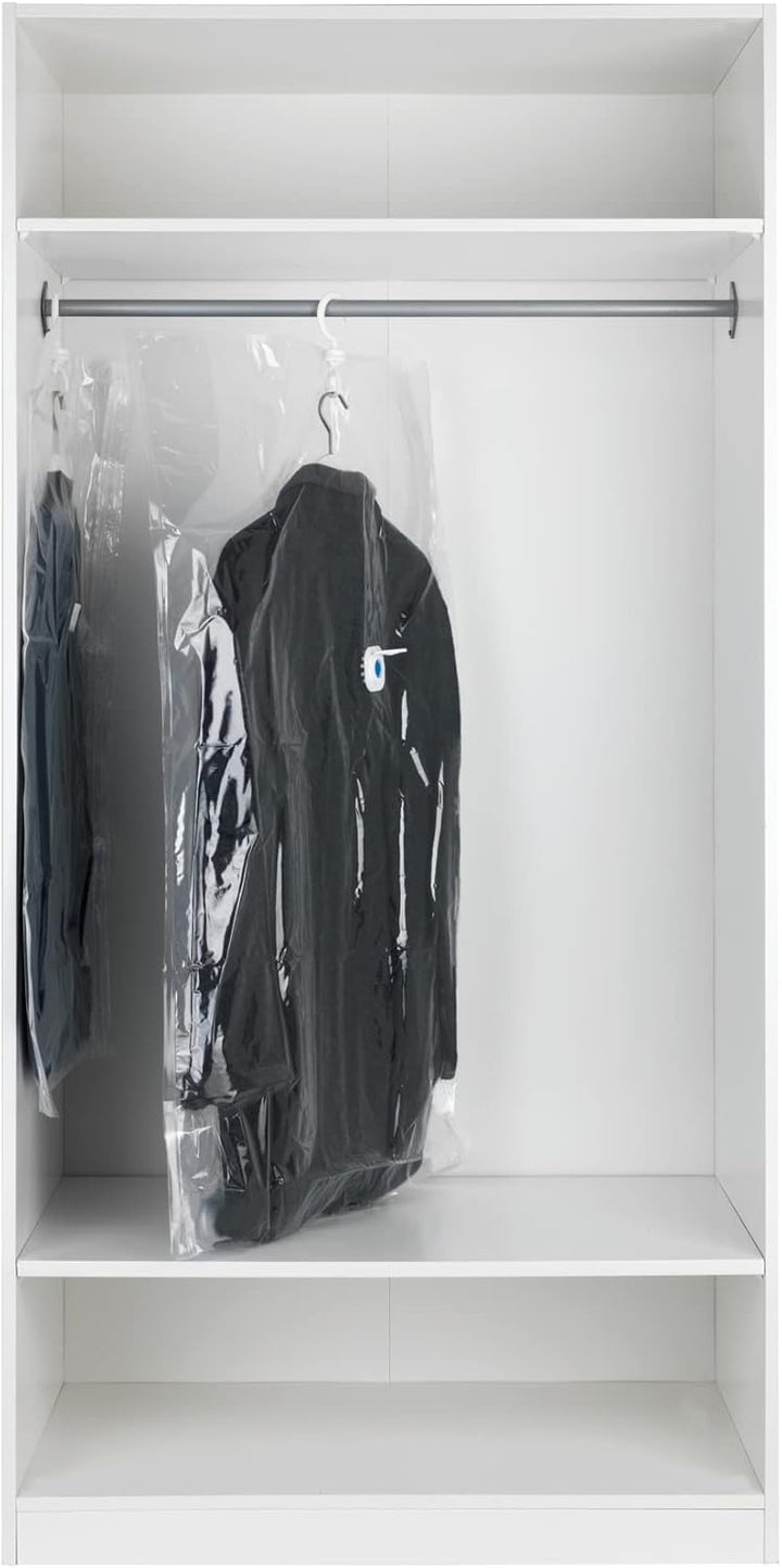 WENKO Vakuum Raumspar-Kleidersack XL - Vakuum Aufbewahrungsbeutel, Polyethylen, 70 x 145 cm, Transpa