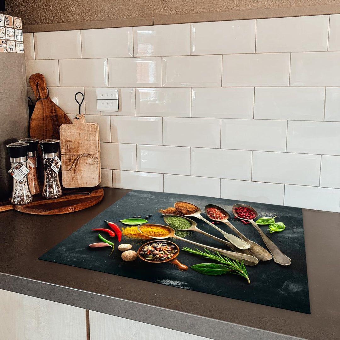 Herdabdeckplatte 65x52 cm Einteilig Abdeckplatten Cerankochfeld Abdeckung Ceranfeld Herdplattenabdec