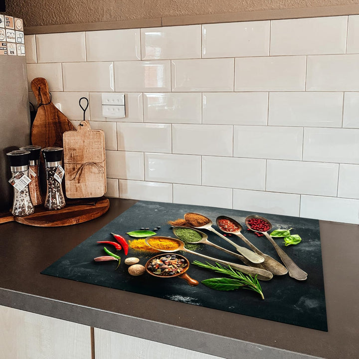 Herdabdeckplatte 65x52 cm Einteilig Abdeckplatten Cerankochfeld Abdeckung Ceranfeld Herdplattenabdec