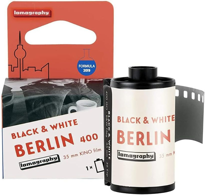 Lomography, Berlin Kino Film, schwarz/weiss negativ, 400 ISO, 35mm (F436BWCINE)