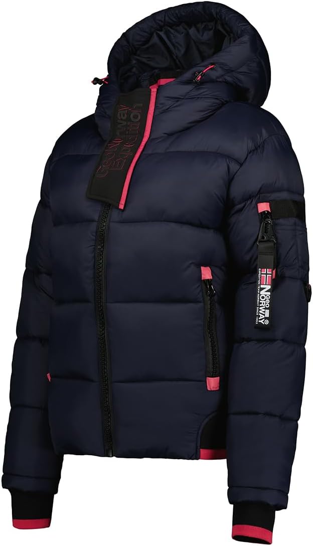Geographical Norway Damen Calix Lady Jacke XXL Blau, Rosa, XXL Blau, Rosa