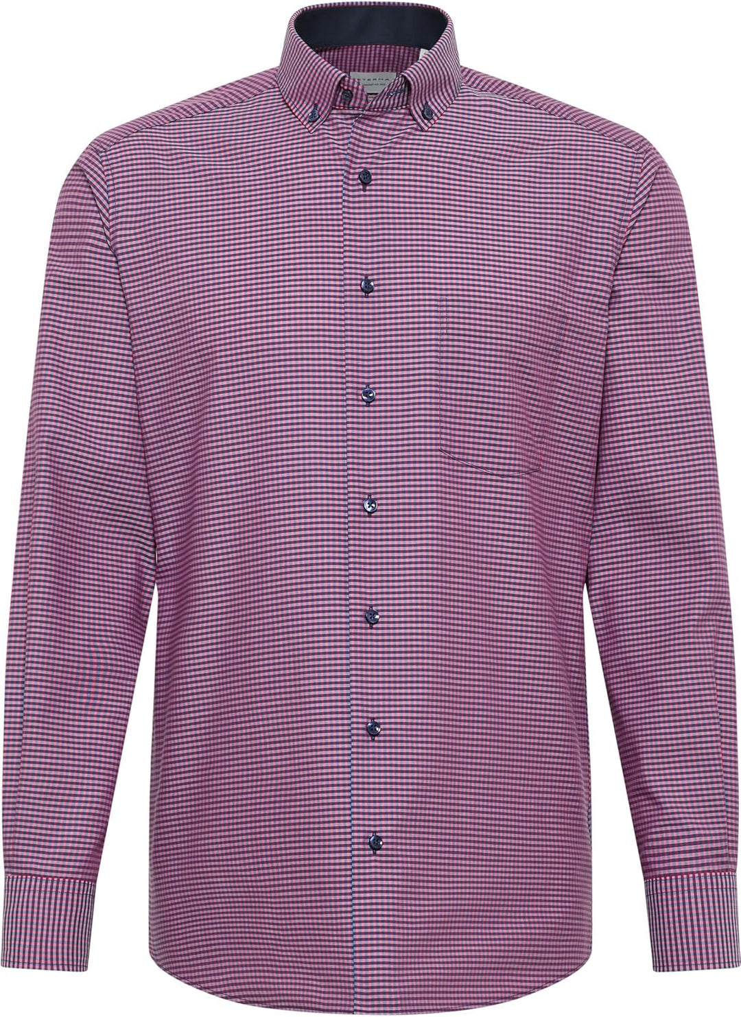 ETERNA Male Shirt unifarben 42 Rot, 42 Rot