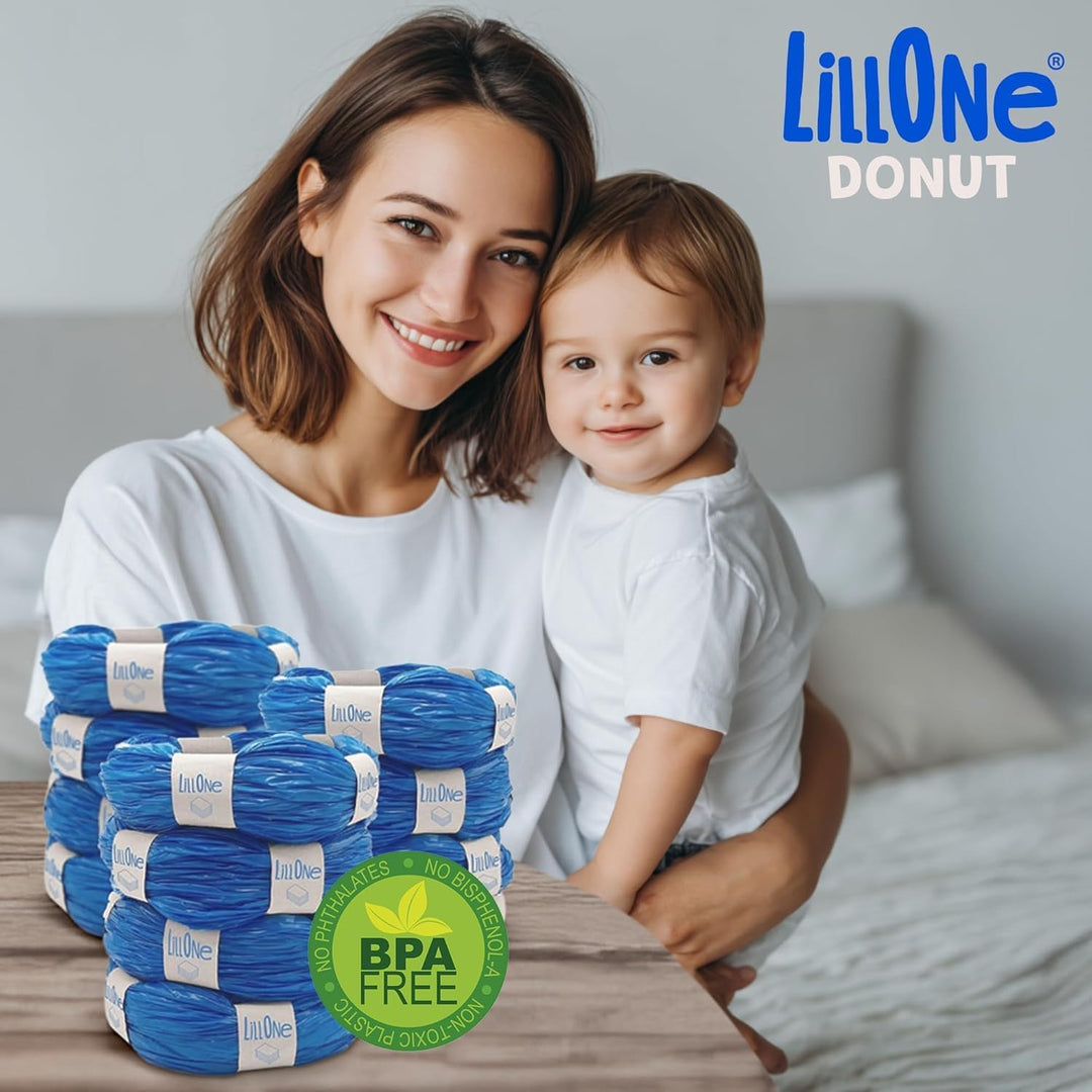 LillOne Donut 12 Universelle Extra-Lange Nachfüllkassetten für Windeleimer – Neue Anti-Geruchs-Forme