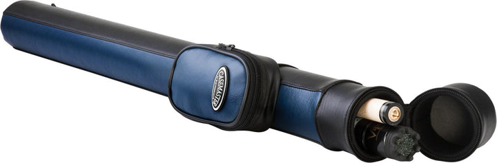 Casemaster Racks/Futons Q-Vault Classic Billard-/Poolqueue-Hartschalenkoffer Blau, Blau