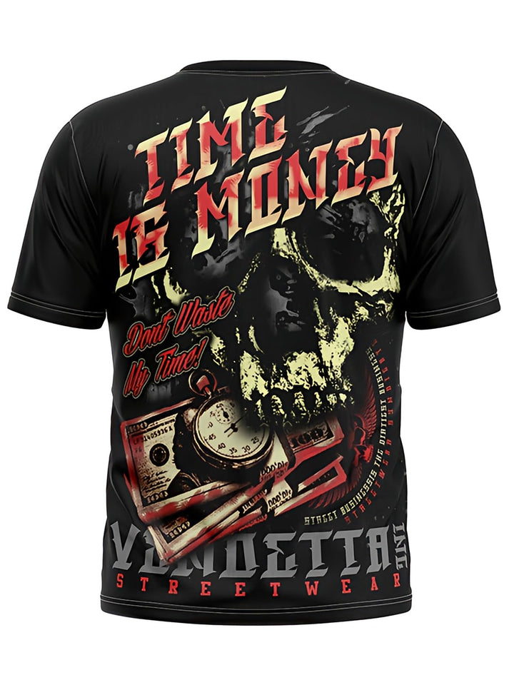 Vendetta Inc. Shirt Time is Money schwarz Männer T Shirt, Sport,Freizeit 1151
