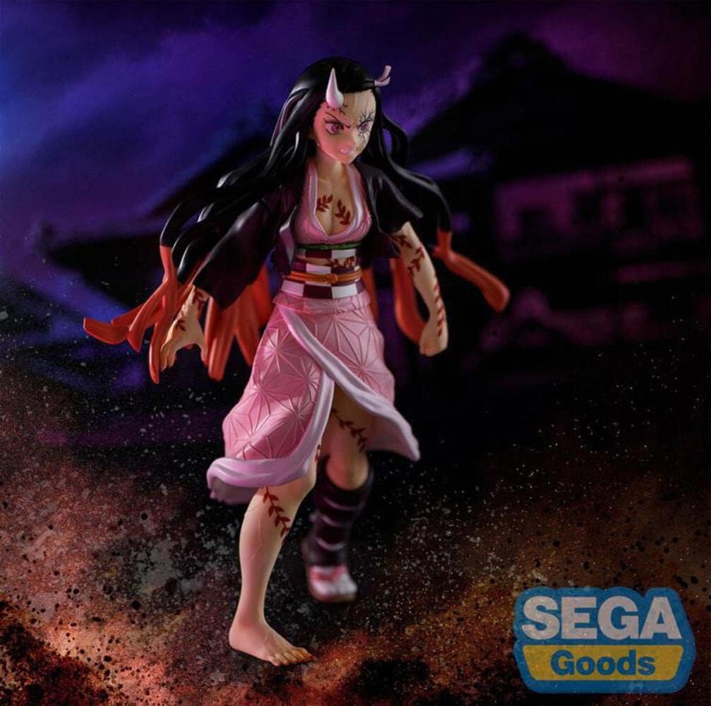 SEGA Unisex Kinder Slayer: Kimetsu no Yaiba-Nezuko Kamado-Demon Form Advancing Vesion Statue, Bunt