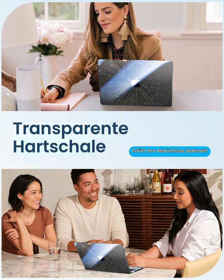 Fintie Hülle Kompatibel mit MacBook Air 13,6 Zoll M5 M4 M3 M2 (2026-2022) A3449 A3240 A3113 A2681, U