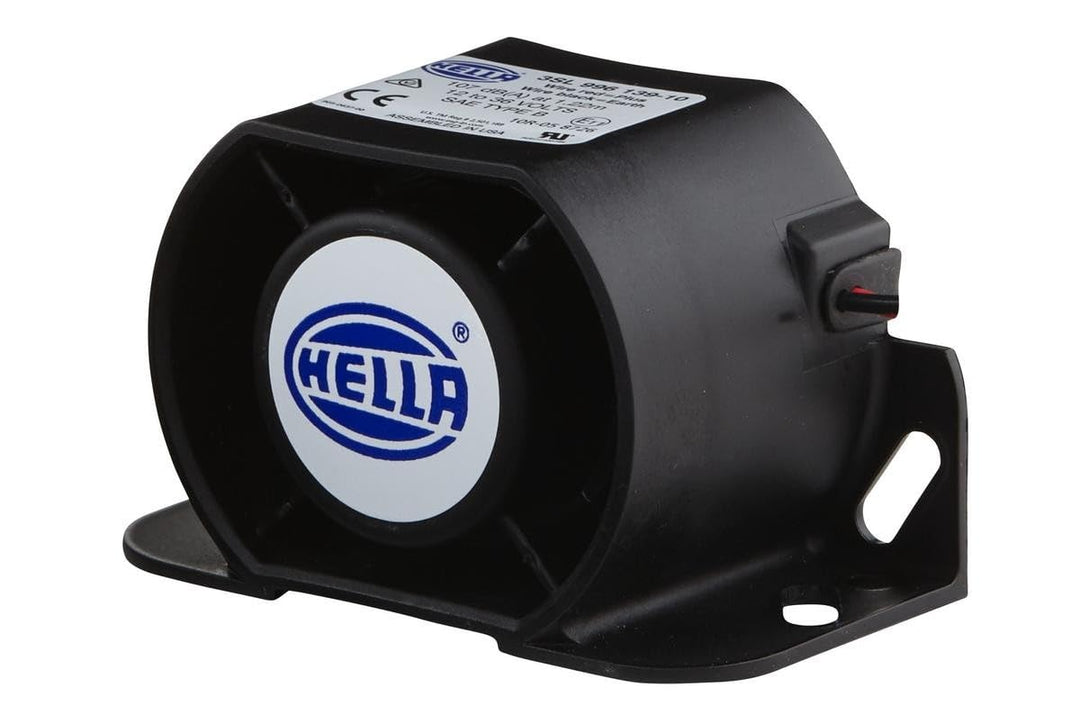 HELLA - Rückfahrwarner - 107dB(A) - Frequenzbereich: 1300Hz - geschraubt - Kabel: 171mm - Stecker: o