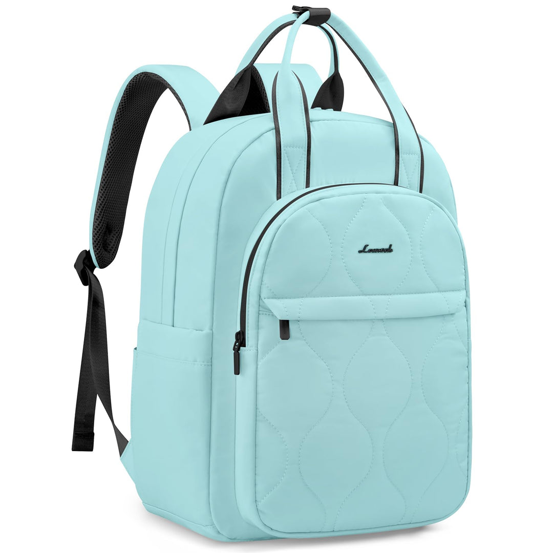 LOVEVOOK Rucksack Damen, Laptop Rucksäcke Schulrucksack Teenager Mädchen, Leicht Puffer Backpack Wom
