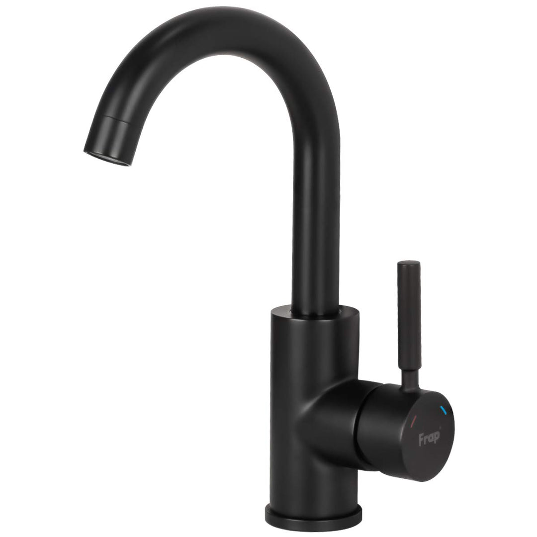 Frap Wasseramartur Schwarz Bad, Moderner Stil Waschtischarmatur, Waschtischbatterie Einhebel-mischer