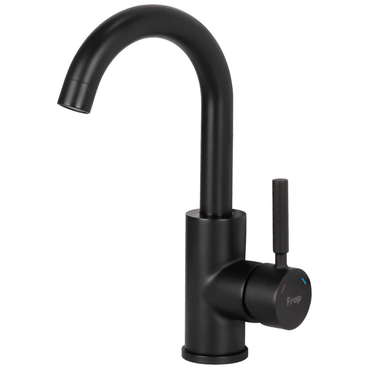 Frap Wasseramartur Schwarz Bad, Moderner Stil Waschtischarmatur, Waschtischbatterie Einhebel-mischer