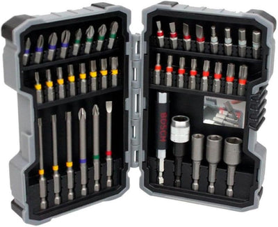 Bosch Professional 43tlg. Schrauberbit und Steckschlüssel-Set (PH-, PZ-, Hex-, T-, TH-, S-Bit, Zubeh