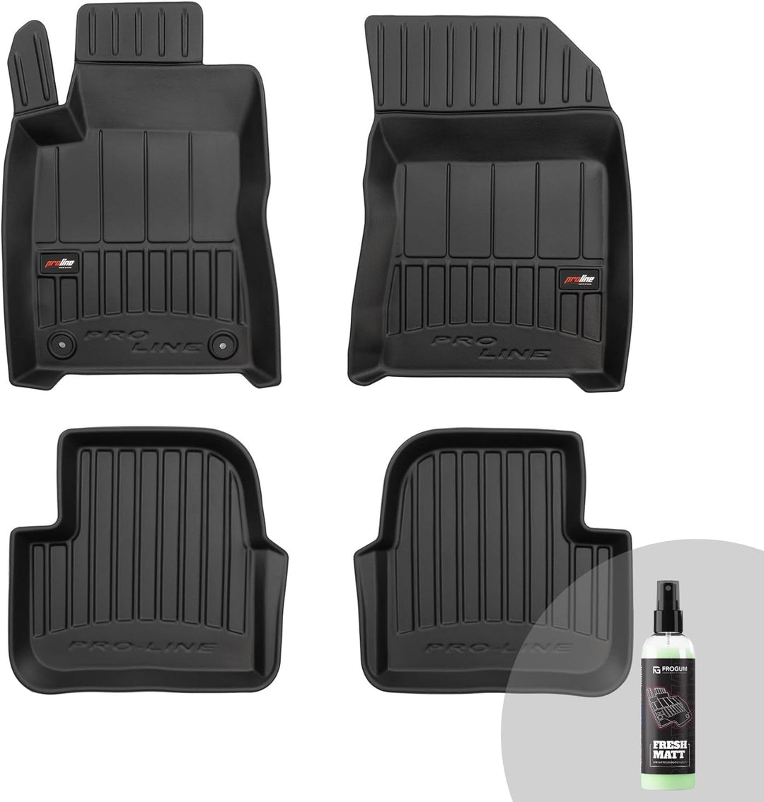 FROGUM ProLine 3D Gummimatten Exklusiven Auto Fussmatten Autofussmatten für Citroën C3 III ab 2016 |