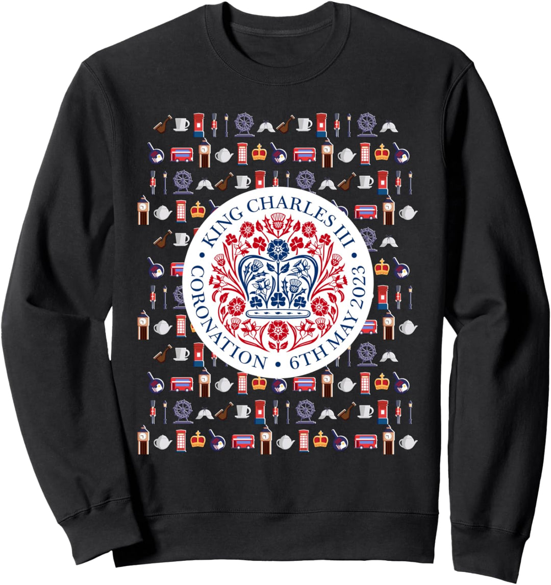 Erinnerungsstücke von König III. Charles, Königskrönung 2023 Sweatshirt