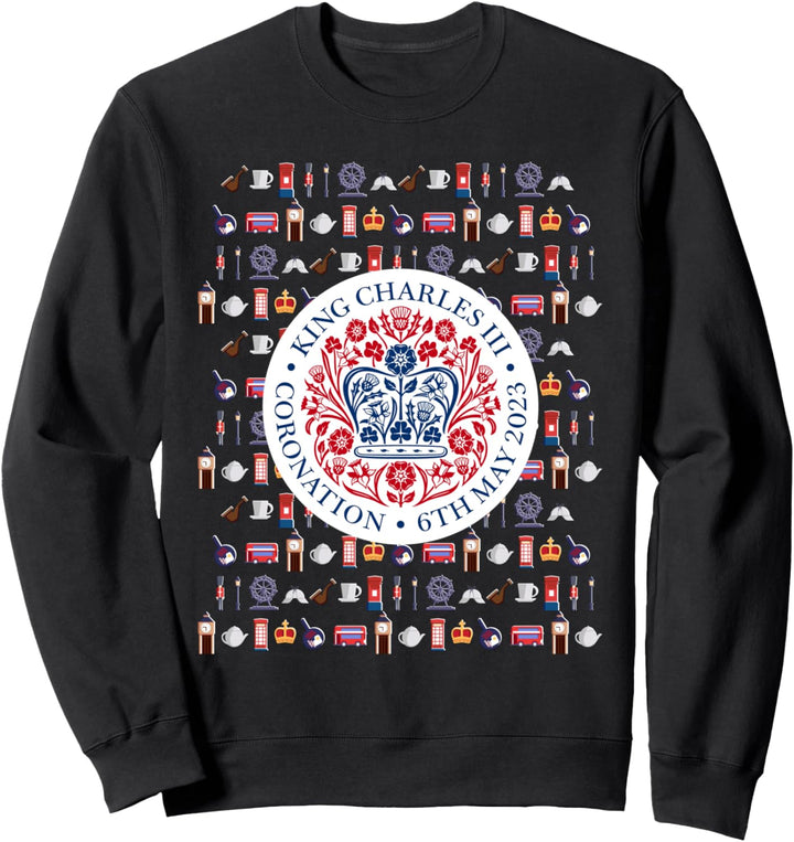 Erinnerungsstücke von König III. Charles, Königskrönung 2023 Sweatshirt