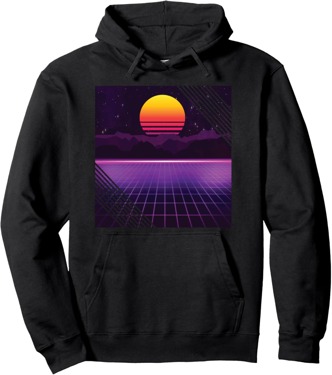 Outrun Synthwave Vaporwave Ästhetik 80er Jahre Retro Pullover Hoodie