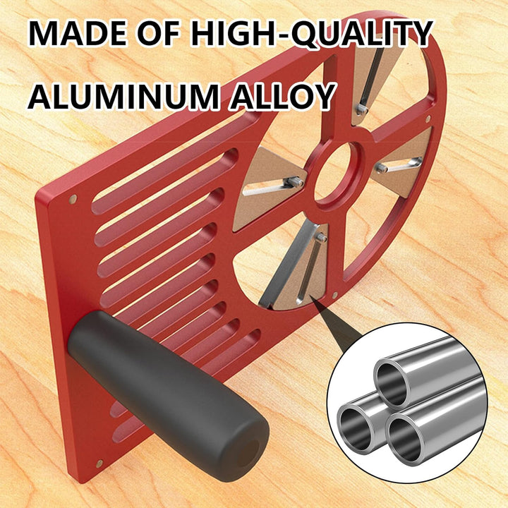 Oberfräse Grundplatte, 2-In-1Aluminiumlegierung Kantenfräse Grundplatte, Holztrimmer Basis für 65mm