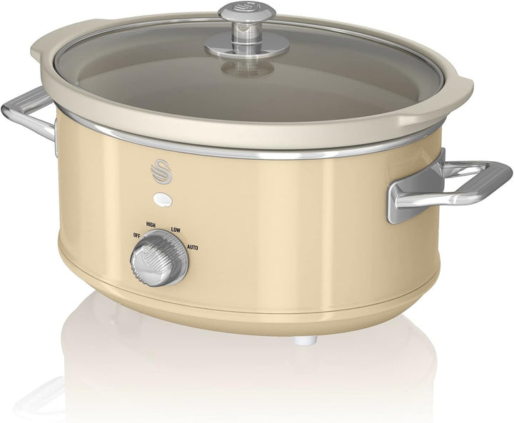 Swan 3,5l Retro Kocher, cremefarben
