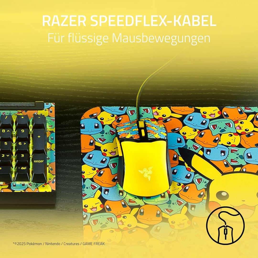 Razer Cobra Pokémon Edition - Leichte kabelgebundene Gaming-Maus - 8500 DPI Sensor - 58g - optische