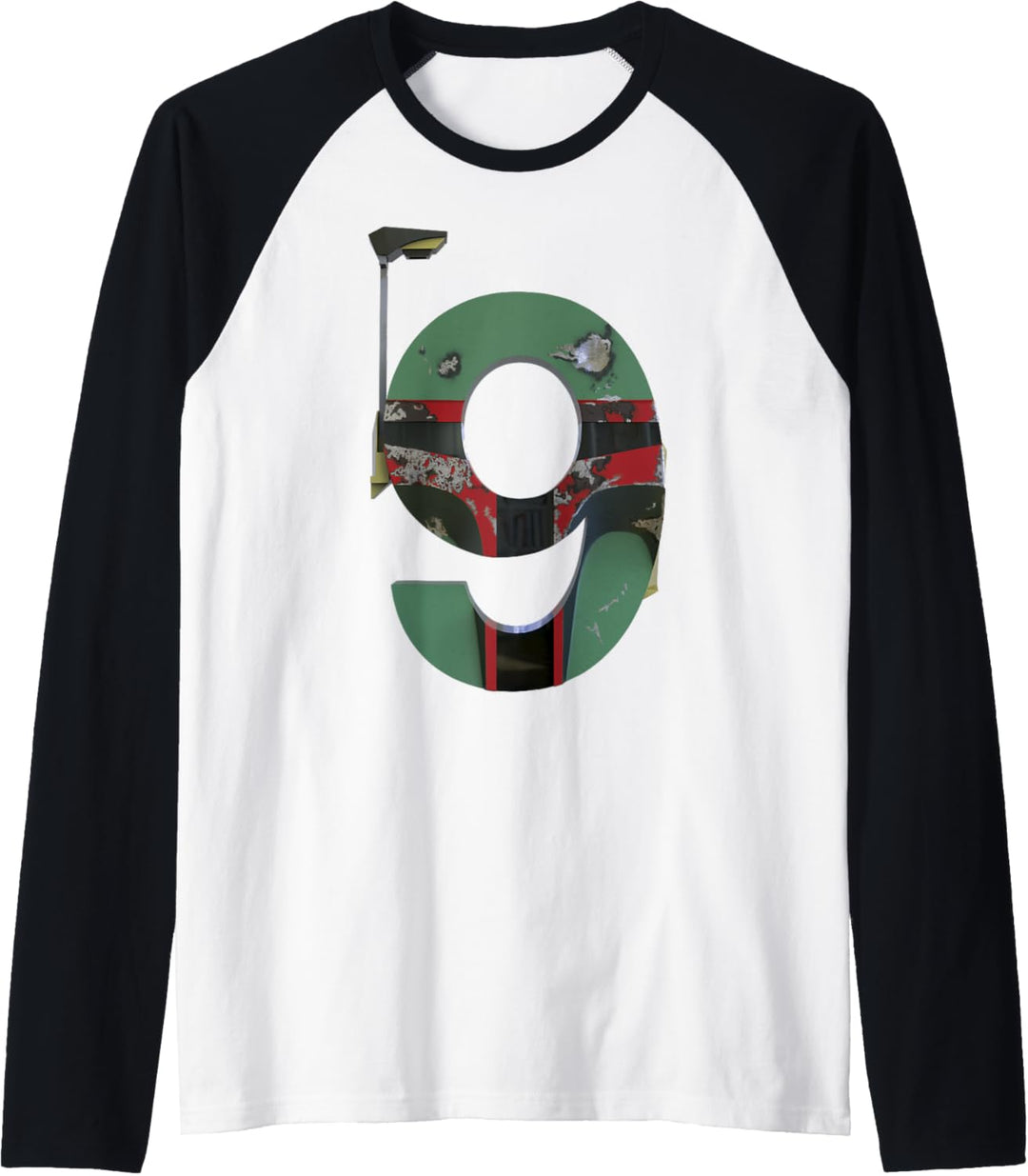 Star Wars Boba Fett Ninth Birthday Raglan