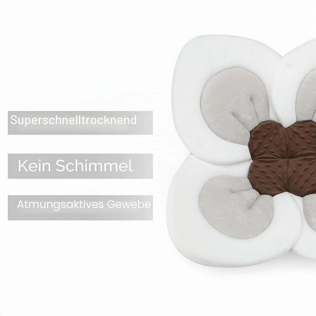 PandaEar Baby Badematte für Waschbecken| Baby Badewannenkissen für Neugeborene| Sicherer, weicher Bl