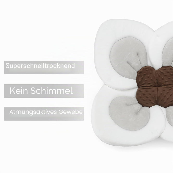 PandaEar Baby Badematte für Waschbecken| Baby Badewannenkissen für Neugeborene| Sicherer, weicher Bl