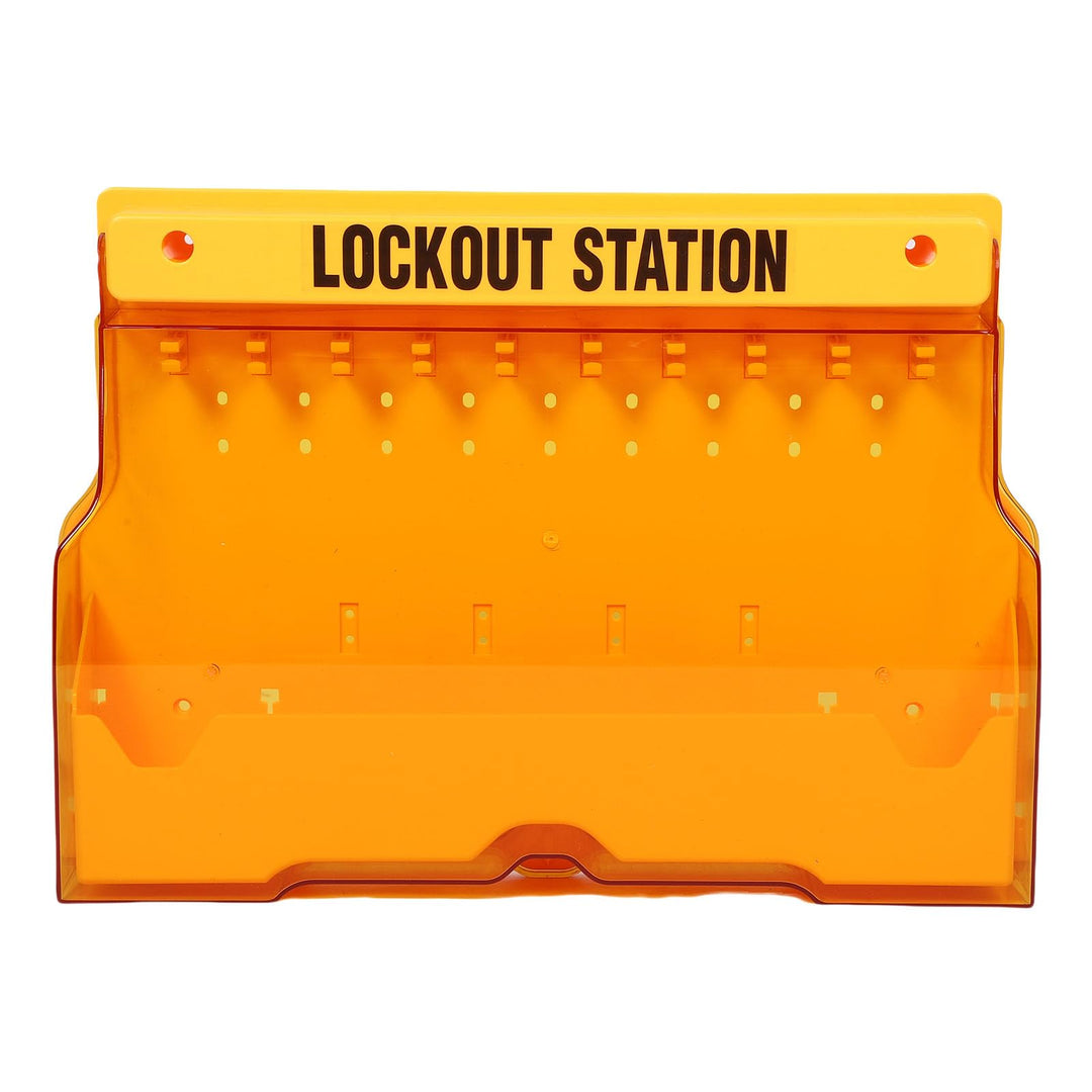Sorandy Lockout -Tagout -Station, Lock Out Kit mit Abdeckung für die Aufbewahrung, Wandmontierte Ele