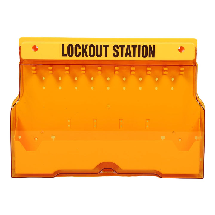 Sorandy Lockout -Tagout -Station, Lock Out Kit mit Abdeckung für die Aufbewahrung, Wandmontierte Ele