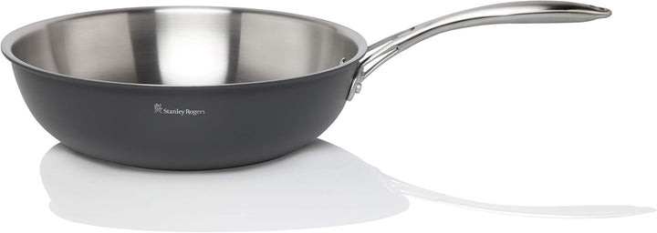 Stanley Rogers Wokpfanne Ø28 cm BI-PLY PROFESSIONAL, hochwertiger und innovativer Wok aus Edelstahl,