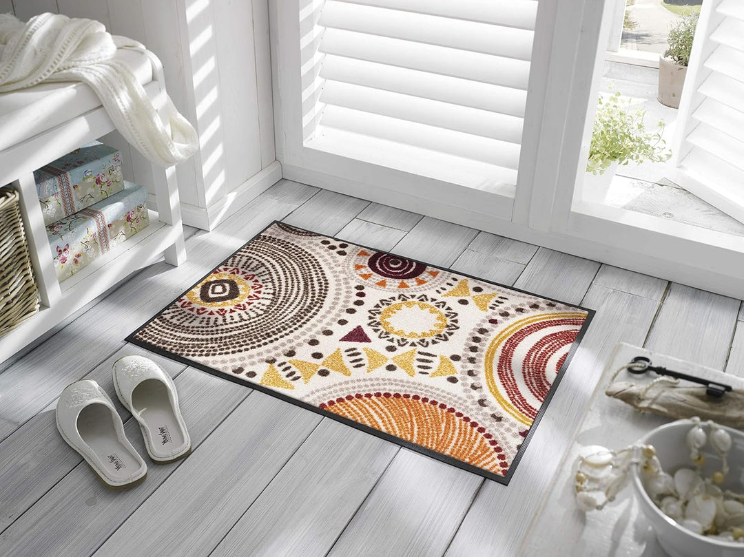 wash+dry Fussmatte, Boho Style 50x75 cm, innen und aussen, waschbar 50/75, 50/75