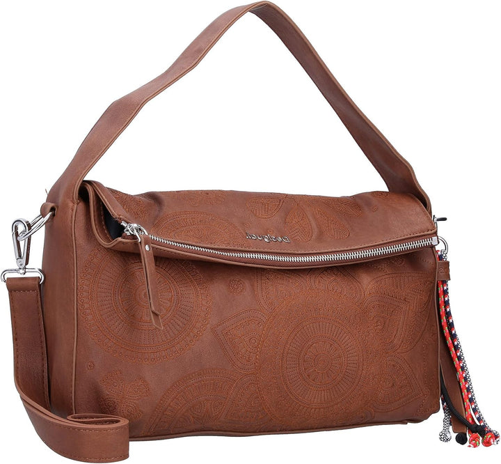 Desigual Damen Bols_Deja Vu Narbonne FLA Hand Bag Brown, Brown