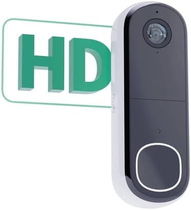 Arlo HD Video Türklingel Mit Kamera Kabellos, 1080p, WLAN Doorbell, Bewegungsmelder, 2-Wege-Audio, R