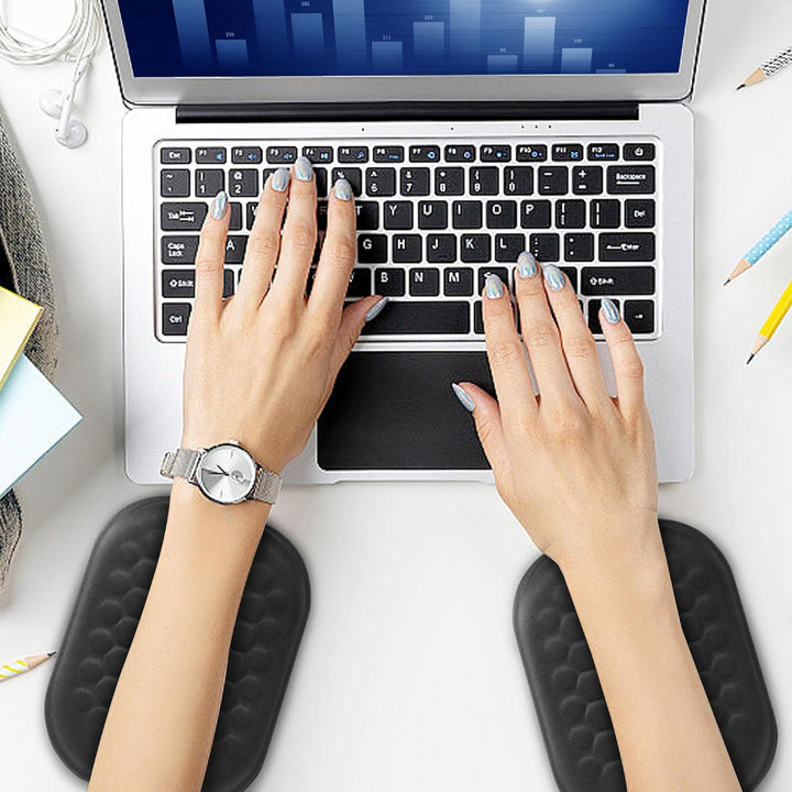 Gimars Wrist Rest Handgelenkauflage Ellbogenauflage Unterstützung für Tastatur und Maus, Memory-Foam