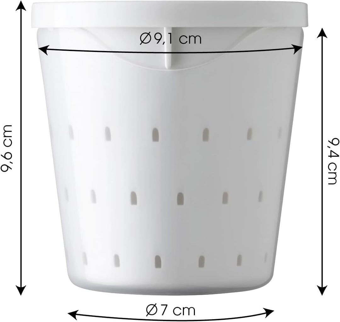 4er Set Quarkeinsatz 440004-4 x 0.25L Einzigartig, Einzigartig