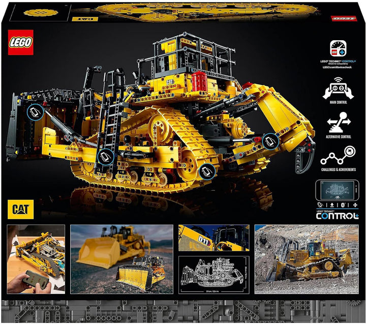 LEGO 42131 Technic Appgesteuerter Cat D11 Bulldozer, Set für Erwachsene, ferngesteuerte Autos, Gesch