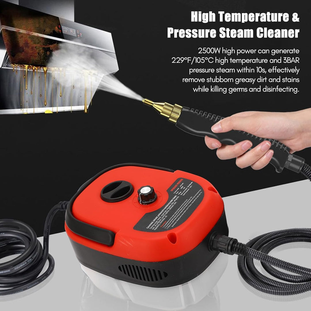 2500 W Tragbarer Handdampfreiniger, Elektrischer Hochtemperatur-Dampfreiniger, Dampfreinigungsmaschi