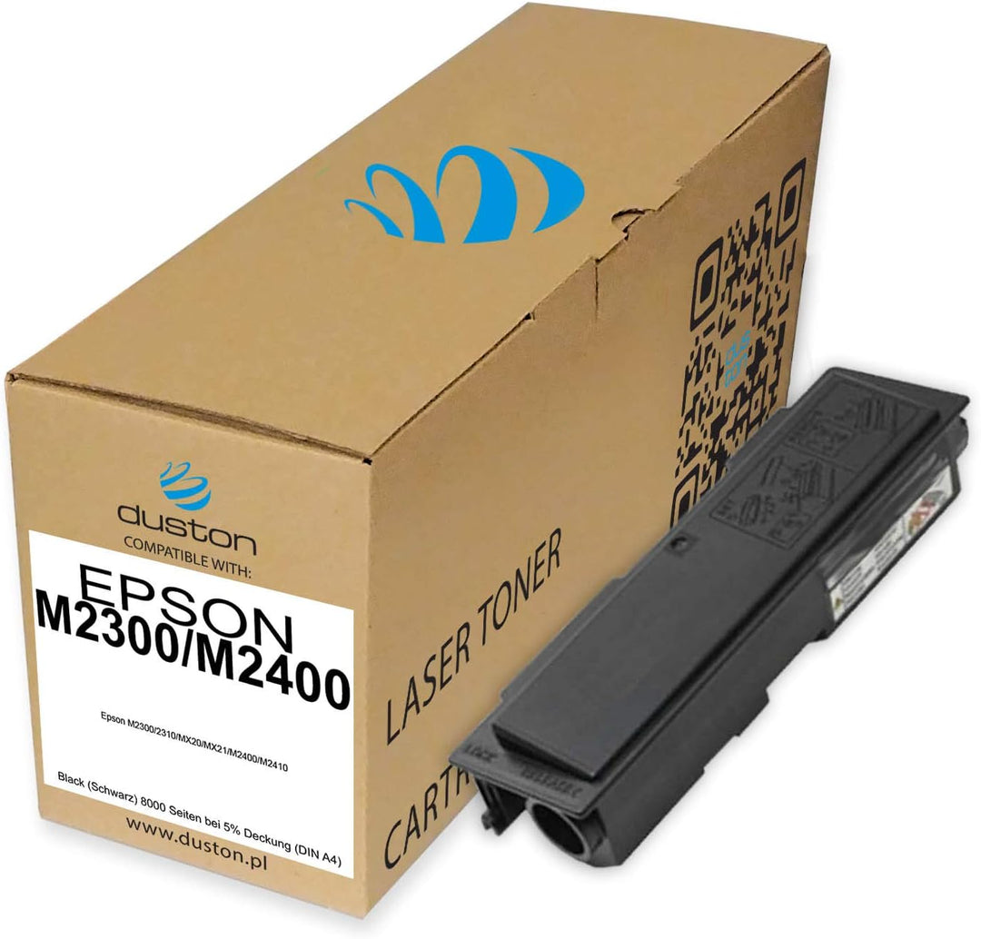 duston M2300/M2400, S050584 Schwarz Toner kompatibel zu Epson M2300 M2310 MX20 MX21 M2400 M2410