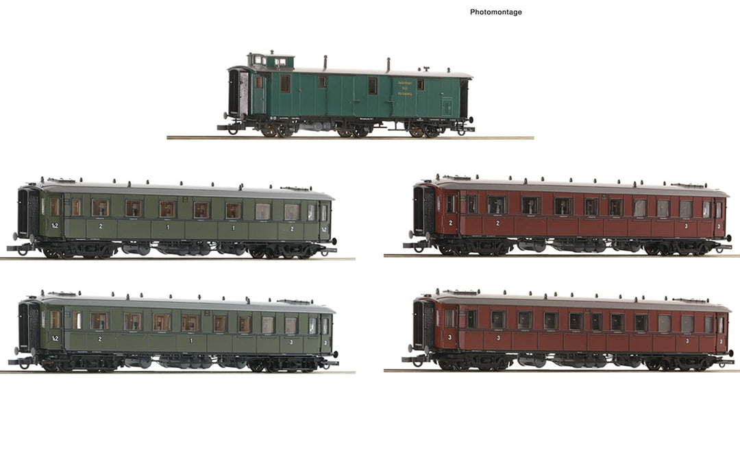 Roco 6200076 H0 5er-Set Schnellzug der K.W.St.E.