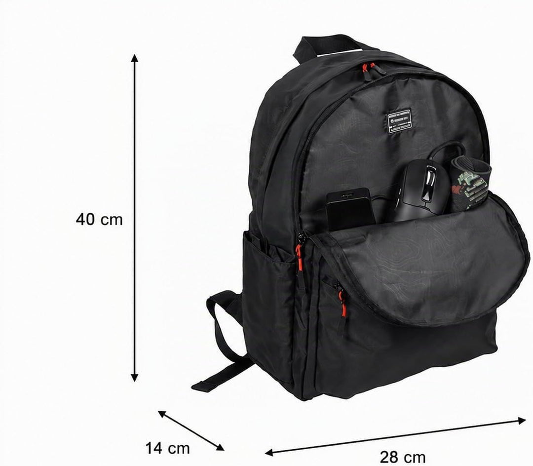 Genesis Gaming-Laptoptasche Pallad für Laptops, 14,1 bis zu 17,3 Zoll, Laptopfach, Rucksack für Uni