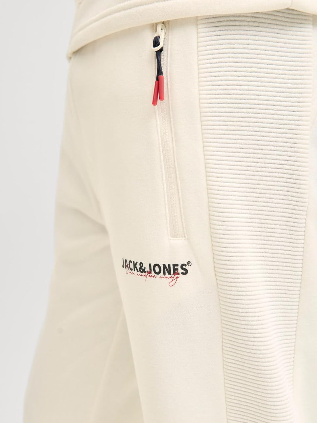 JACK & JONES Male Jogginghose Regular Fit Jogginghose XS Antique White, XS Antique White