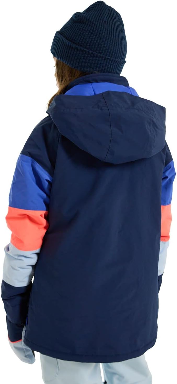 Burton Mädchen Hart Snowboard JackeDenim / Seapink / Mosstone / Aruba 140 Dress Blue, 140 Dress Blue