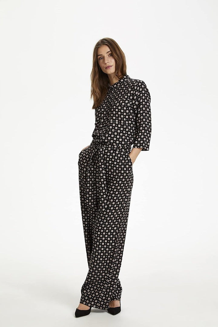 KAFFE Overall KArutie 32 Black Tie/dot AOP, 32 Black Tie/dot AOP
