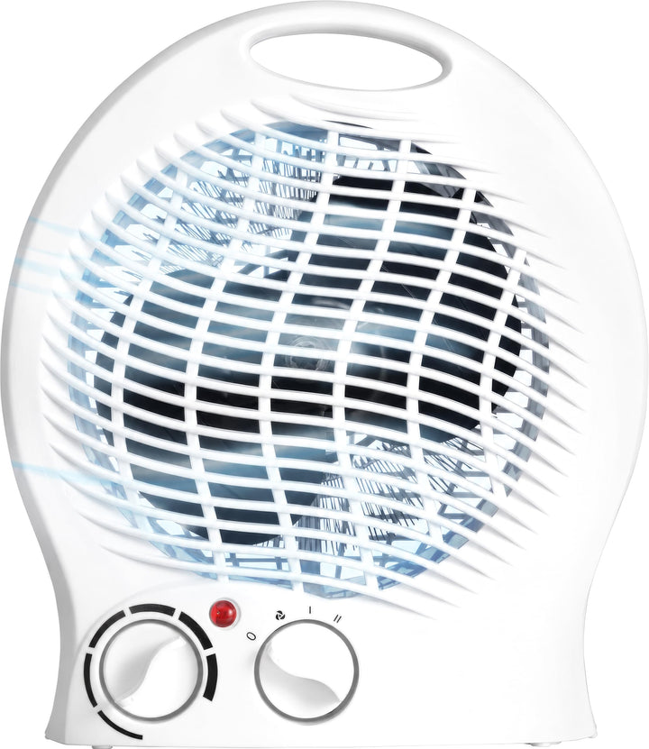 Brollux Elektroheizung 2000W mobiles Heizgerät FH3 Thermoventilator Heizlüfter Spiralheizkörper Heiz