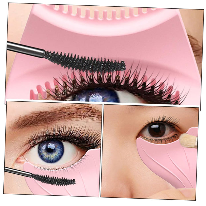 Eyeliner-Schablone Und Mascara-Schild 2 Stück Wimpernhilfswerkzeug Für Obere Und Untere Wimpern Mit
