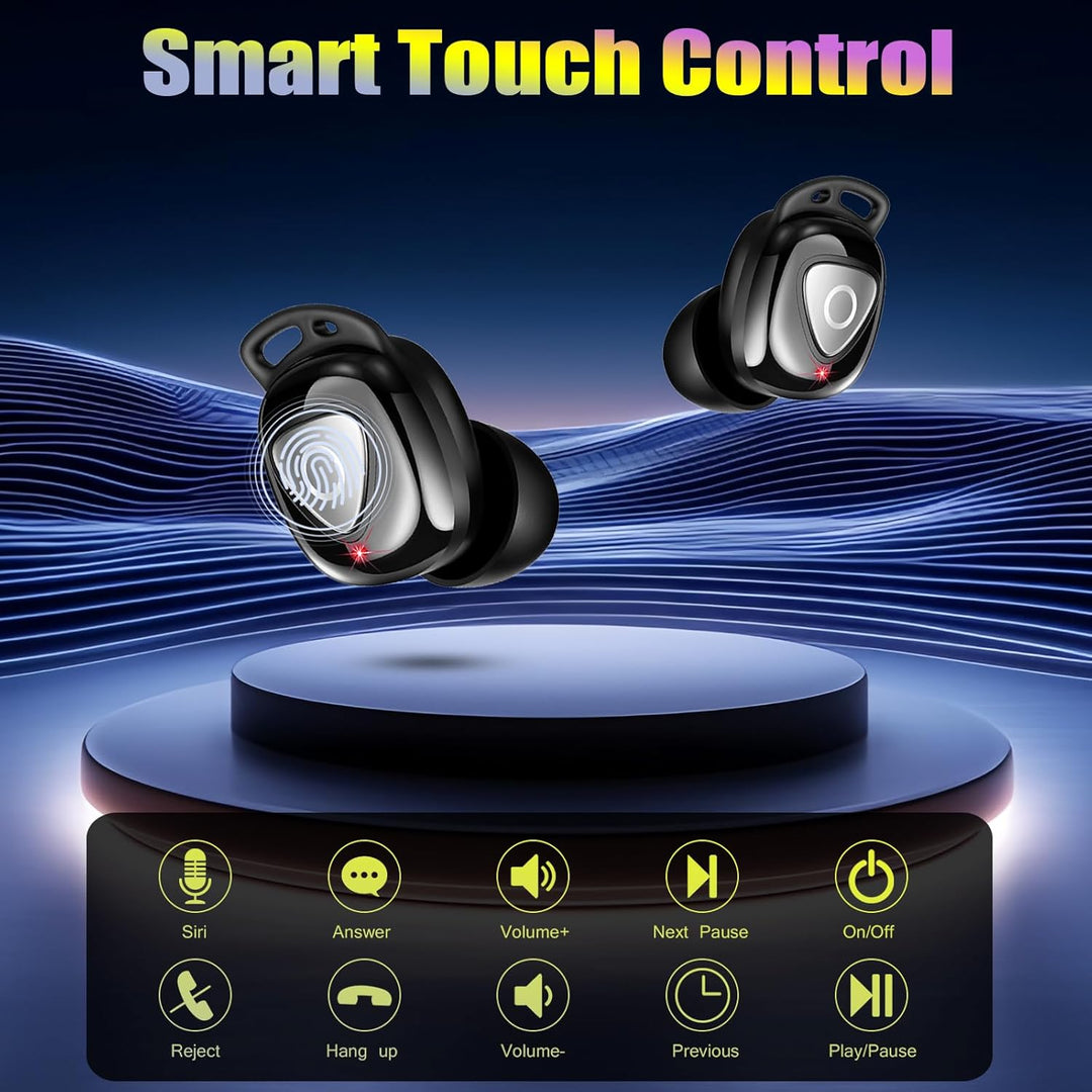 Bluetooth Kopfhörer, 2026 In Ear Kopfhörer Kabellos Bluetooth 5.4 mit 4 ENC Noise Cancelling Mic, St
