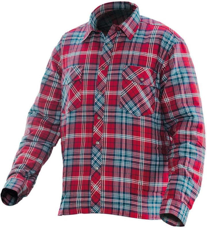 Jobman Flanellhemd gefüttert 5157 Rot Gr. M Rot M, Rot-mehrfarbig M